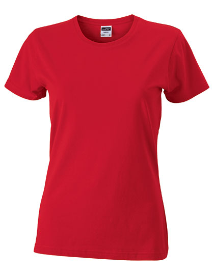 Ladies´ Slim Fit-T in Red, Größe XXL