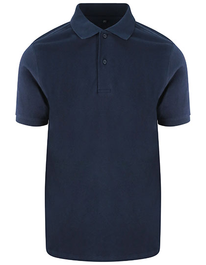 Stretch Polo in Navy, Größe XXL