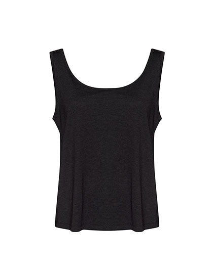 Women´s Tank Top in Heather Black, Größe XL