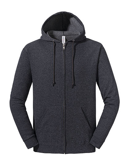 Nublend® Full-Zip Hooded Sweatshirt in Black Heather, Größe 3XL