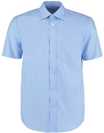 Men´s Classic Fit Business Shirt Short Sleeve in Light Blue, Größe 49/50 (3XL/19H)