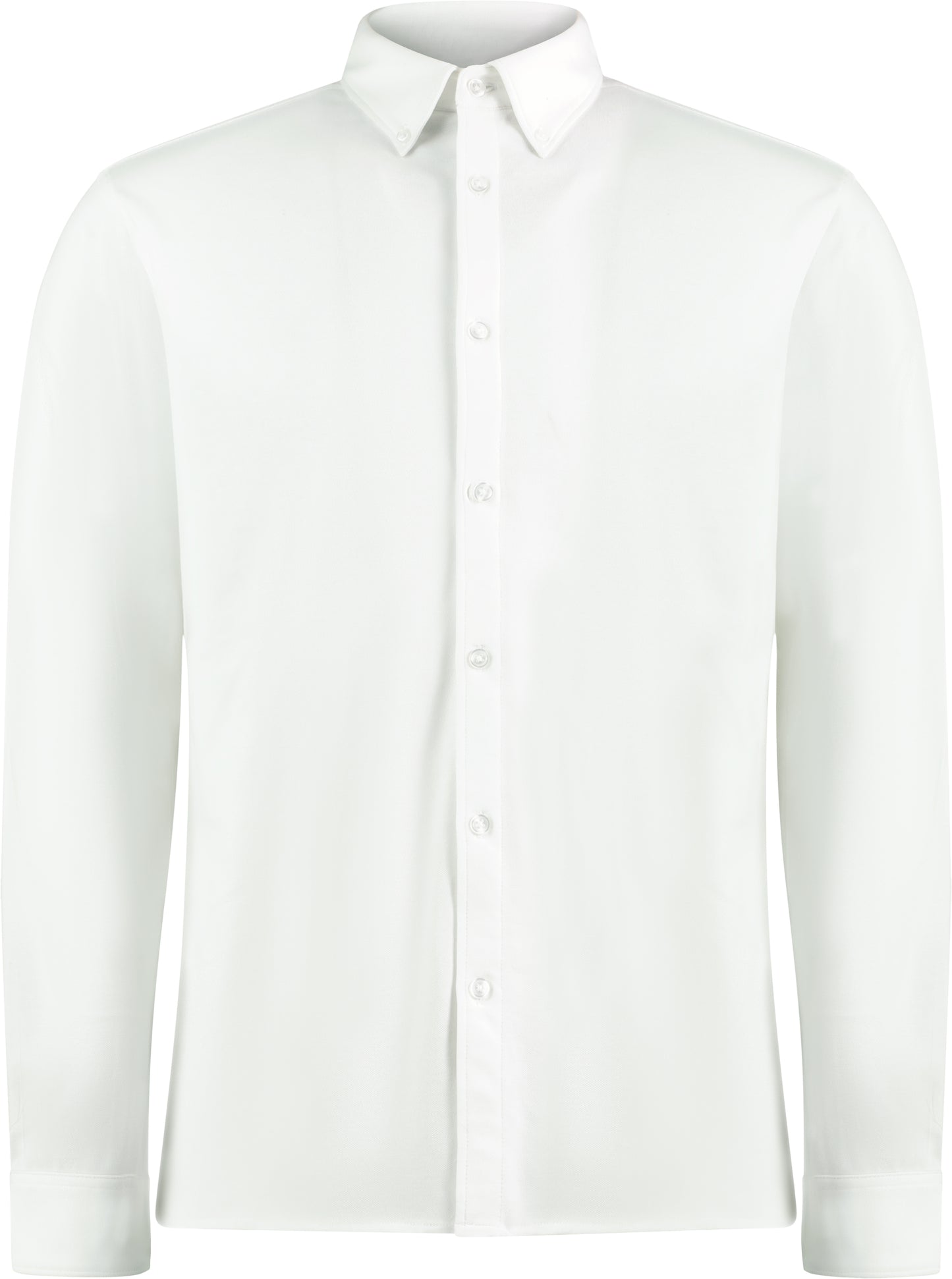 Tailored Fit Superwash® 60º Pique Shirt Long Sleeve in White, Größe 3XL (50-52)