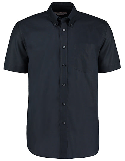 Men´s Classic Fit Workwear Oxford Shirt Short Sleeve in French Navy, Größe 56(6XL/22)