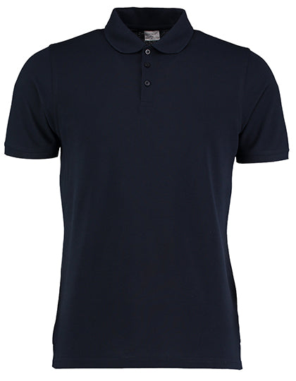 Slim Fit Heavy Weight Klassic Superwash® 60°  Polo in Navy, Größe XXL