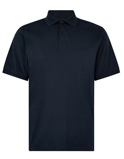 Regular Fit Superwash® 60° Jersey Polo in Navy, Größe XXL