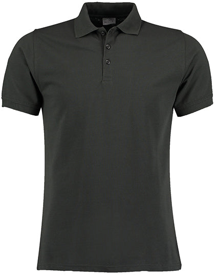 Men´s Slim Fit Klassic Superwash® 60° Polo in Graphite (Solid), Größe XXL