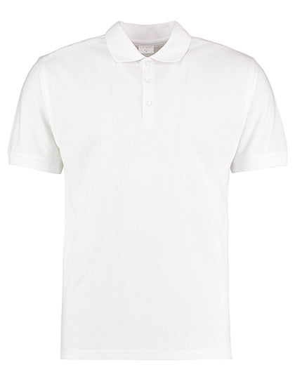 Men´s Slim Fit Klassic Superwash® 60° Polo in White, Größe XXL