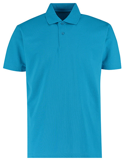 Regular Fit Workforce Polo in Turquoise, Größe 5XL