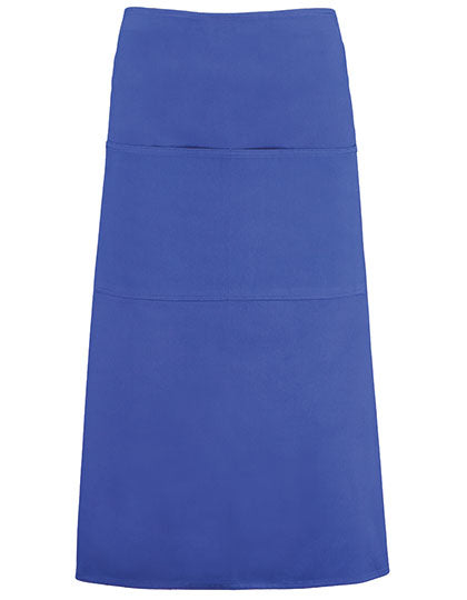 Long Superwash® 60º Bar Apron Unisex in Royal, Größe 89 x 79 cm