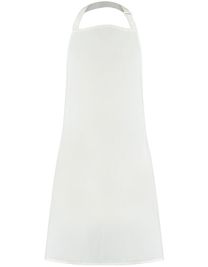 Bib Superwash® 60º Apron Unisex in White, Größe 89 x 92 cm