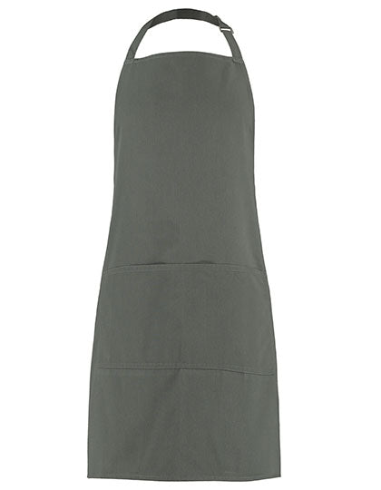 Bib Superwash® 60º Pocket Apron Unisex in Dark Grey, Größe 89 x 92 cm