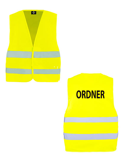 Safety Vest Passau - Ordner in Signal Yellow, Größe 3XL/4XL