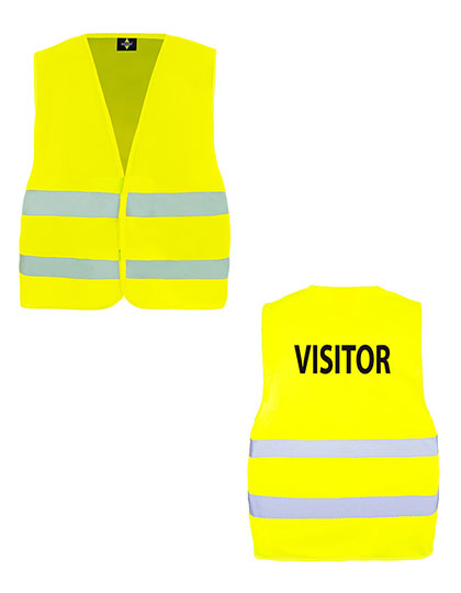 Safety Vest Passau - Visitor in Signal Yellow, Größe 3XL/4XL