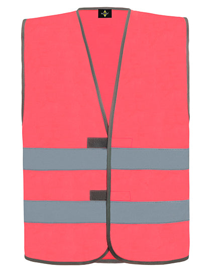 Safety Vest Passau in Neon Pink, Größe 3XL/4XL