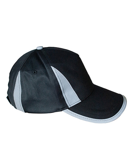 Adult Premium Hi-Vis Cap Nice in Black, Größe One Size