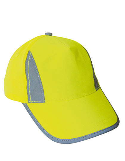 Adult Premium Hi-Vis Cap Nice in Signal Yellow, Größe One Size
