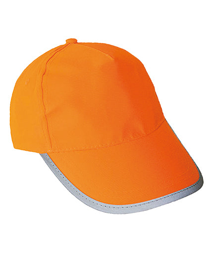 Kids´ Basic Hi-Vis Cap Montpelier in Signal Orange, Größe One Size