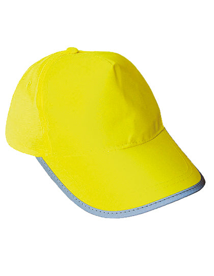 Adult Basic Hi-Vis Cap Montpelier in Signal Yellow, Größe One Size