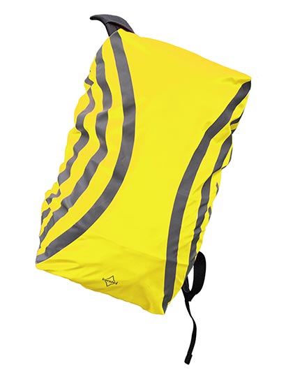 Reflective Super Premium Backpack Cover Eindhoven in Yellow, Größe 54 x 28 x 16 cm