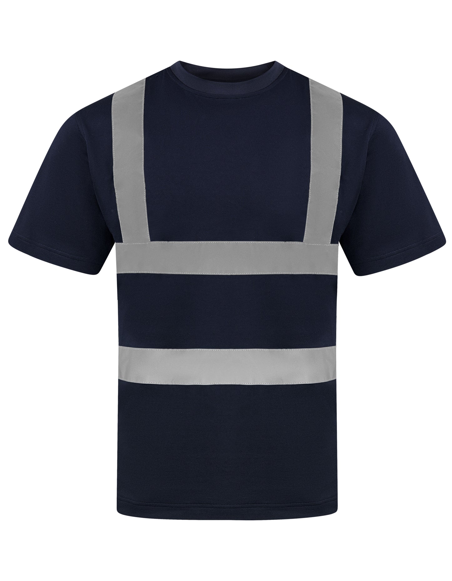 Heavy Duty Polycotton Hi-Vis T-Shirt Barcelona in Navy, Größe 7XL