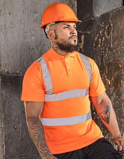 High-End Polycotton Hi-Vis Polo Shirt Cambridge