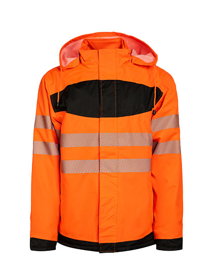 EOS Hi-Vis Workwear Parka With Printing Area in Signal Orange, Größe 5XL
