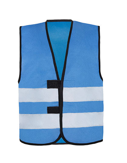Kids´ Hi-Vis Functional Safety Vest Aarhus in Blue, Größe XXS (3/4 years)
