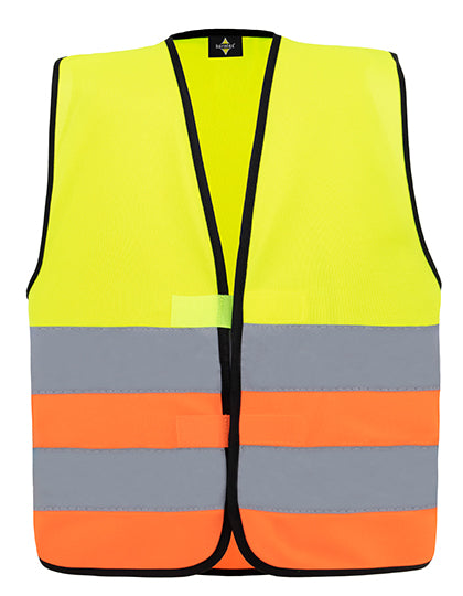Kids´ Hi-Vis Functional Safety Vest Aarhus in Yellow, Größe S (7-12 years)