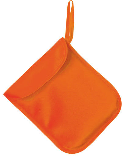 Knitted Storage Bag Naples in Signal Orange, Größe 25 x 17 cm