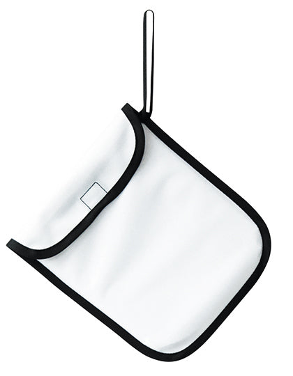 Knitted Storage Bag Naples in White, Größe 25 x 17 cm
