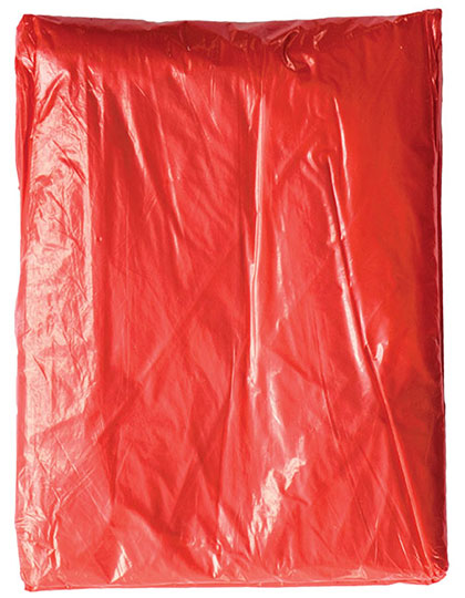 Raining Poncho Sumatra For Kids & Adults in Red, Größe One Size (Kids)