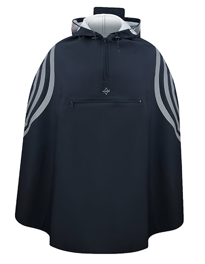 Super Premium Rain Poncho Rotterdam in Navy, Größe L