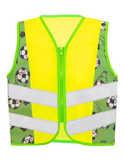 Children´s Safety Vest Action Sports CO² Neutral in Soccer, Größe S (8-10 years)
