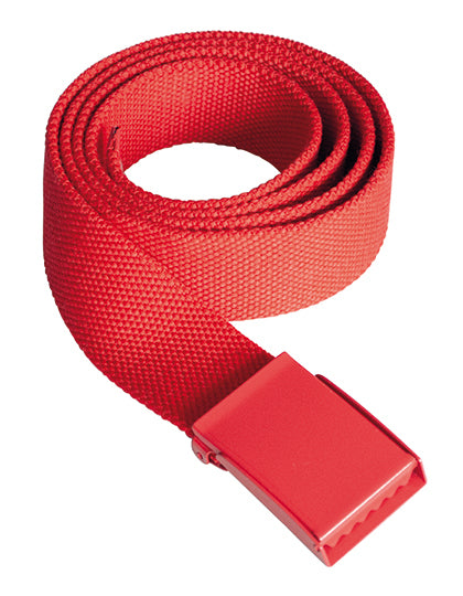 Trendy Promotional Belt Basel in Red, Größe One Size