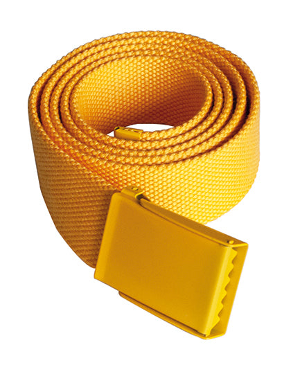 Trendy Promotional Belt Basel in Yellow, Größe One Size