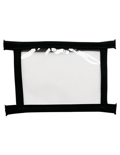 Attachable ID Pocket Kriens in Black, Größe 32 x 12 cm
