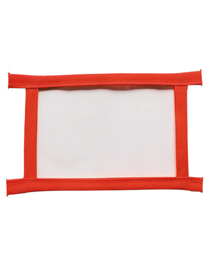 Attachable ID Pocket Kriens in Signal Orange, Größe 32 x 12 cm