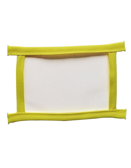 Attachable ID Pocket Kriens in Signal Yellow, Größe 32 x 12 cm