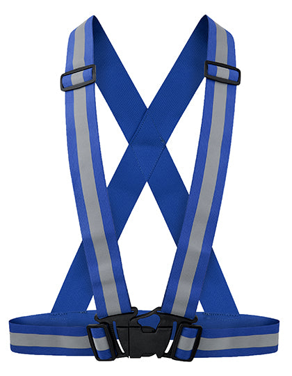 Elastic Hi-Vis Body Belt Prague in Royal Blue, Größe One Size