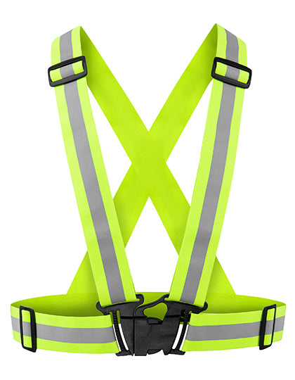 Elastic Hi-Vis Body Belt Prague in Yellow, Größe One Size