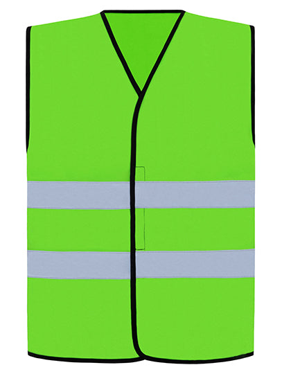 Comfort Safety Vest Soltau CO² Neutral in Neon Green, Größe 4XL/5XL