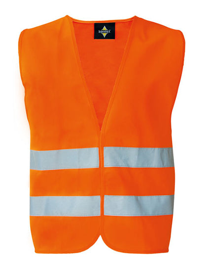 Printable Hi-Vis Safety Vest Karlsruhe in Signal Orange, Größe XXL