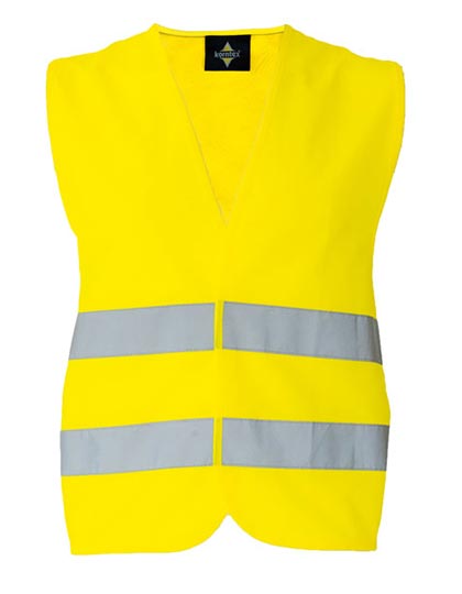 Printable Hi-Vis Safety Vest Karlsruhe in Signal Yellow, Größe XXL