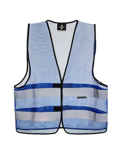 Hi-Vis Mesh Safety Vest Thessaloniki in Blue, Größe 5XL
