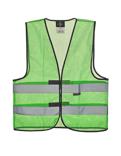Hi-Vis Mesh Safety Vest Thessaloniki in Green, Größe 5XL