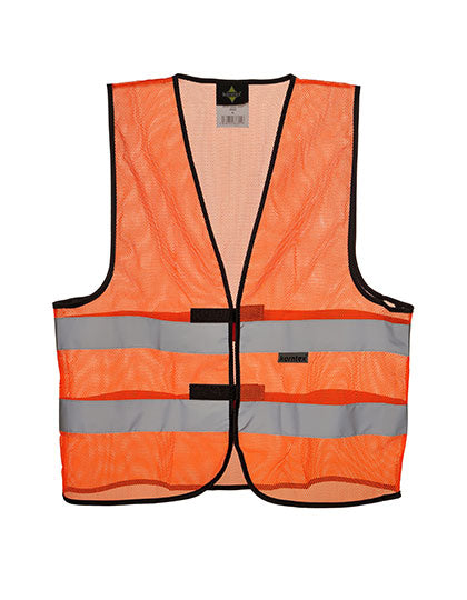 Hi-Vis Mesh Safety Vest Thessaloniki in Signal Orange, Größe 7XL