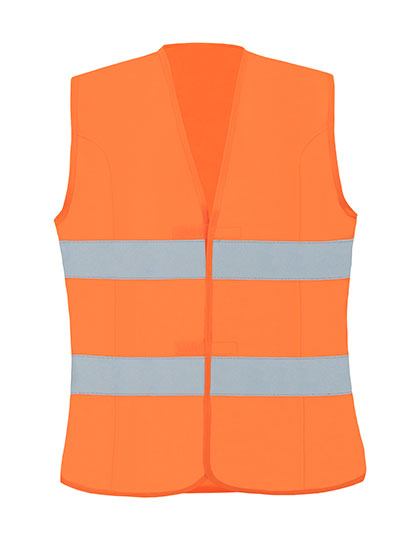 Ladies Fit Hi-Vis Safety Vest Frankfurt in Signal Orange, Größe XXL