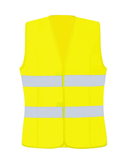 Ladies Fit Hi-Vis Safety Vest Frankfurt in Signal Yellow, Größe XXL