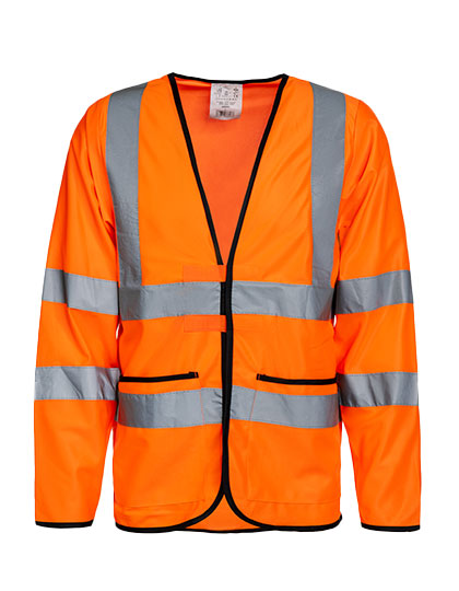 Hi-Vis Lightweight Safety Jacket Andorra in Signal Orange, Größe 3XL