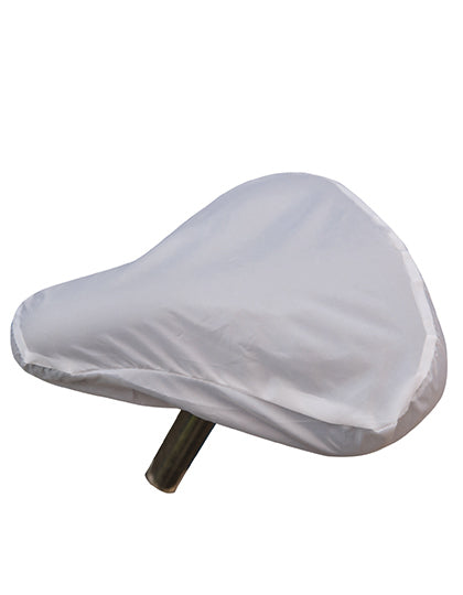 Promo Bicycle-Saddle Cover Meilen in White, Größe One Size